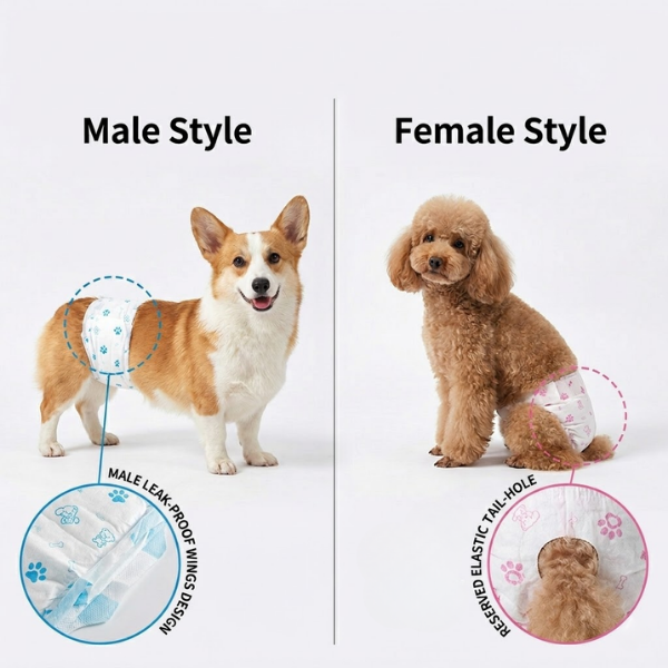 pet diapers product show