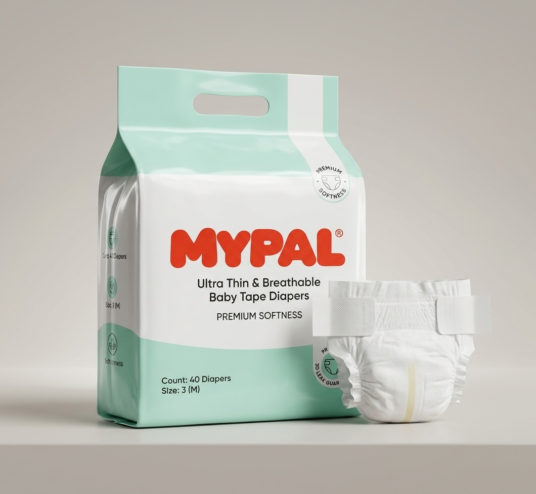 Main features of QY07 baby tape diapers