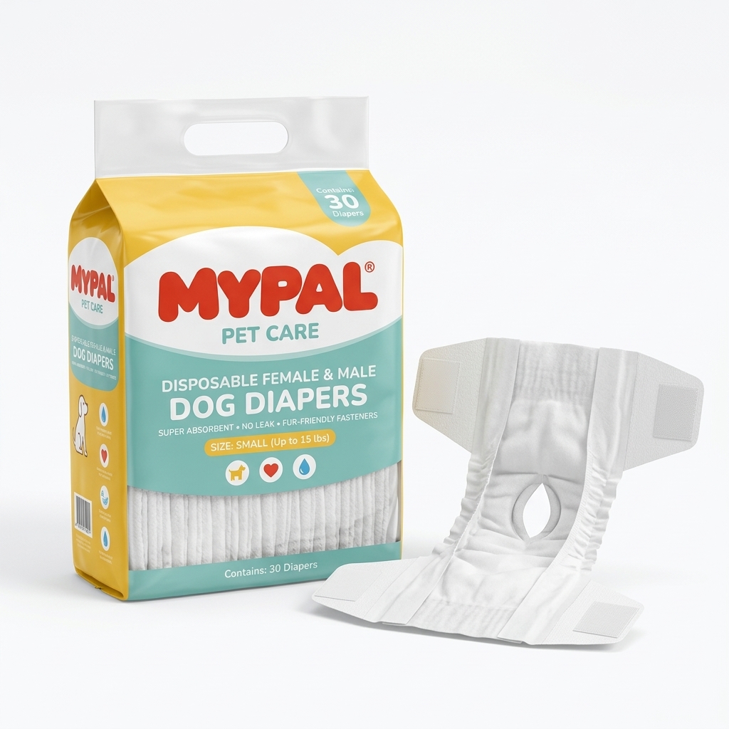 pet diapers display details